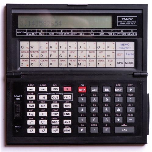 BASIC programmable calculator: Tandy PC-6